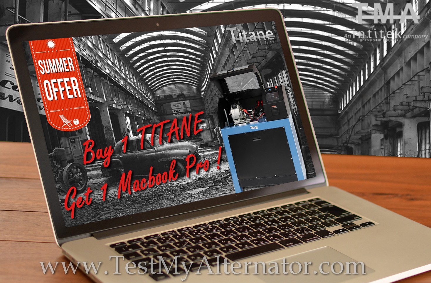 Buy TITANE get MacBookPro TMA